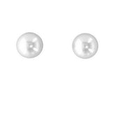 GS ROUND 12MM PEARL POST EARRINGS