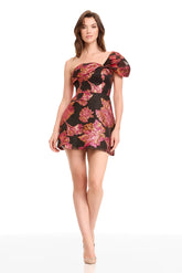 DRESS THE POPULATION OLIVE DRESS