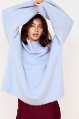 Mink Pink Poet Oversize Brushed Sweater