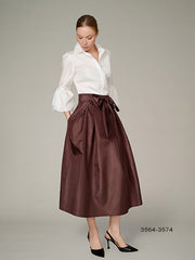 BIGIO TAFFETA SKIRT