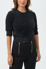 TRINA TURK MALIAH FUZZY SWEATER