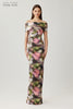 TERI JON MIKADO OFF SHOULDER GOWN