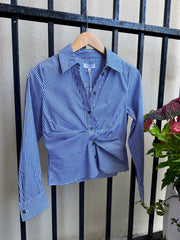 J. SOCIETY TOP W/ TWIST FRONT