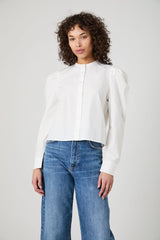 FRENCH CONNECTION CAMBRIA BUTTON DOWN TOP