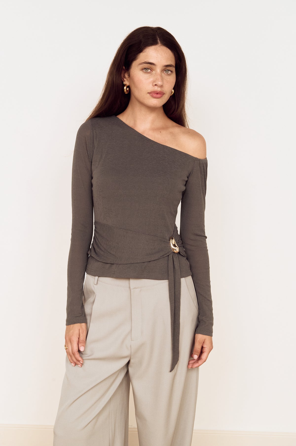 Mink Pink Lunar Tie Detail Top