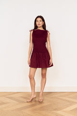 Mink Pink Lola Shirred Mini Dress