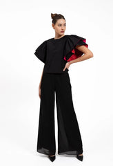 BIGIO RUFFLE TOP