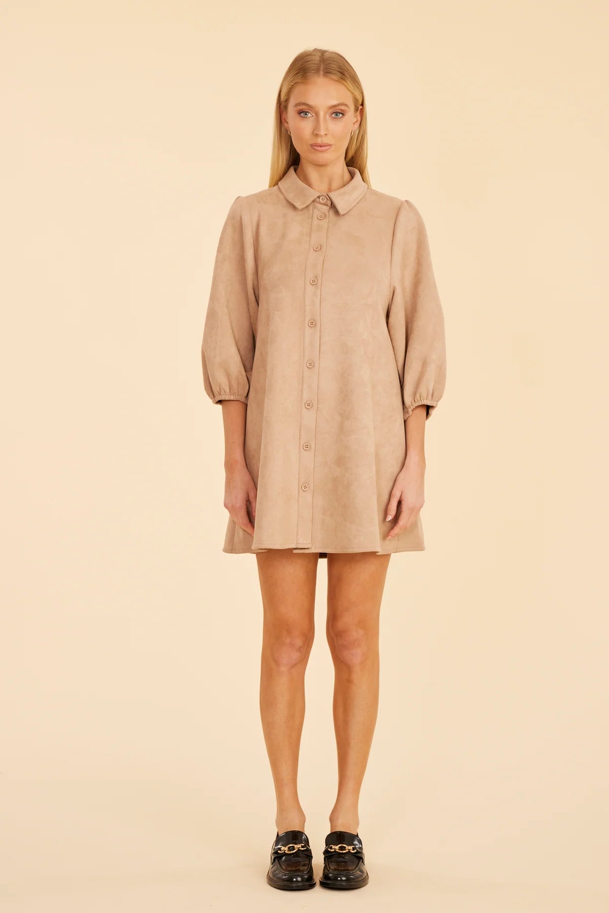 DOLCE CABO EXAGGERATED SLEEVE DRESS