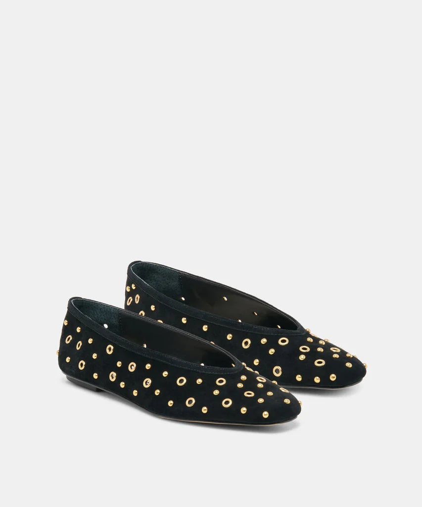 DOLCE VITA CARET STUD BALLET FLAT