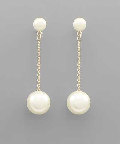 GS MULTI PEARL DROP EARRING