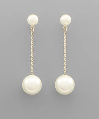 GS MULTI PEARL DROP EARRING