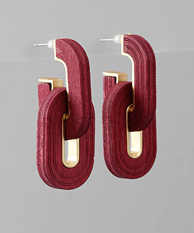 GS THICK WOOD LINK HOOPS