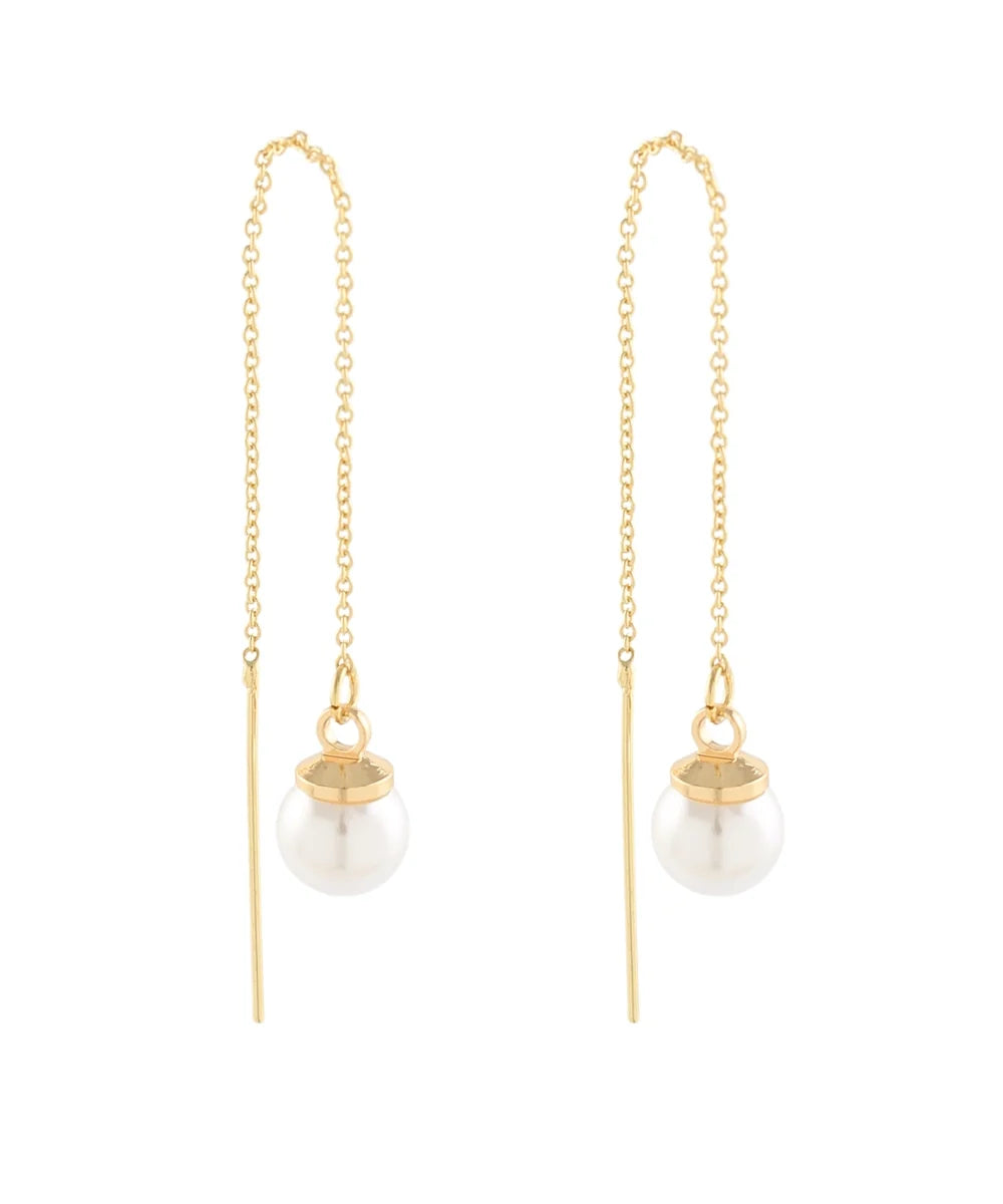 GS CHAIN THREADER EARRING