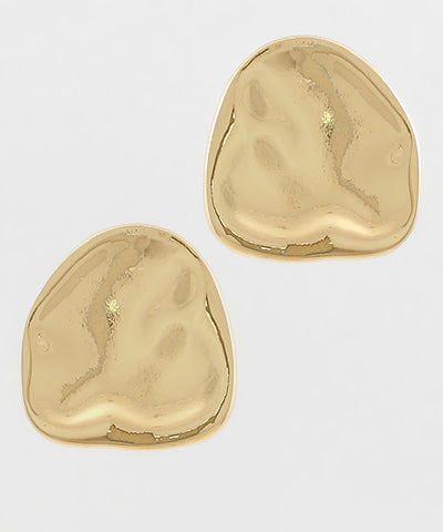 GS LARGE NUGGET EARRINGS