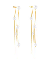 GS PEARL DANGLE EARRINGS