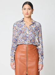 GILNER FARRAR Troy blouse in Salisbury Print