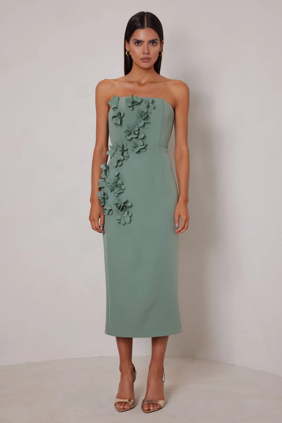 ELLE ZEITOUNE HALLE MID LENGTH DRESS