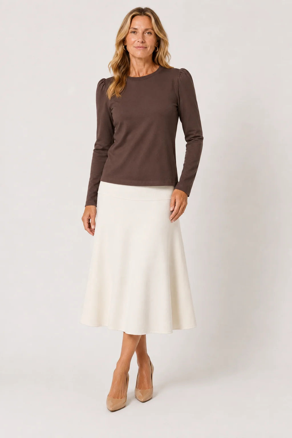 BURGESS MAREN PUFF SLEEVE SHIRT