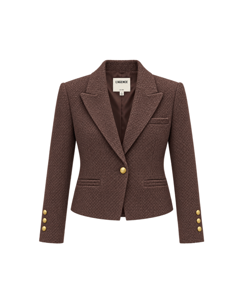 L'AGENCE MISA SHORT SINGLE BREASTED BLAZER