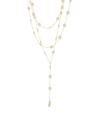GS 3 LAYERED PEARL NECKLACE