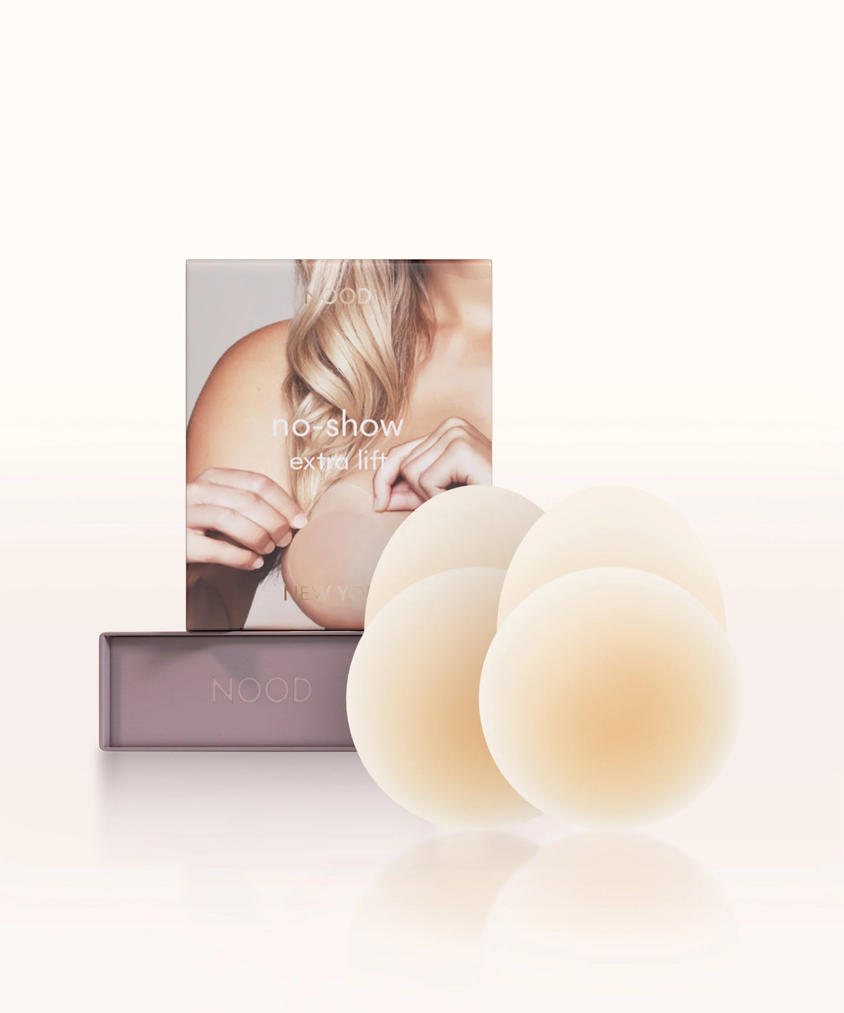 NOOD No-Show Extra Lift adhesive nipple covers