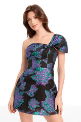 DRESS THE POPULATION OLIVE DRESS