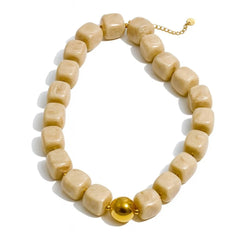 SAHIRA PEBBLES BEADED NECKLACE