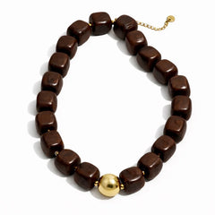 SAHIRA PEBBLES BEADED NECKLACE