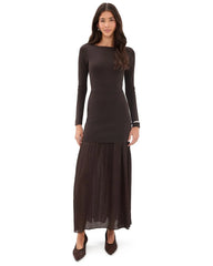 LINE AND DOT GEMMA DRESS