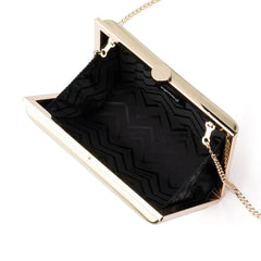 OLGA BERG LUCY METALLIC CLUTCH