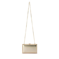 OLGA BERG LUCY METALLIC CLUTCH