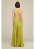 Brielle Solid Pleated Gown
